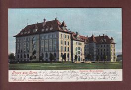 Gruss aus BERN - Kaserne Beundenfeld - 1904 Feldpost