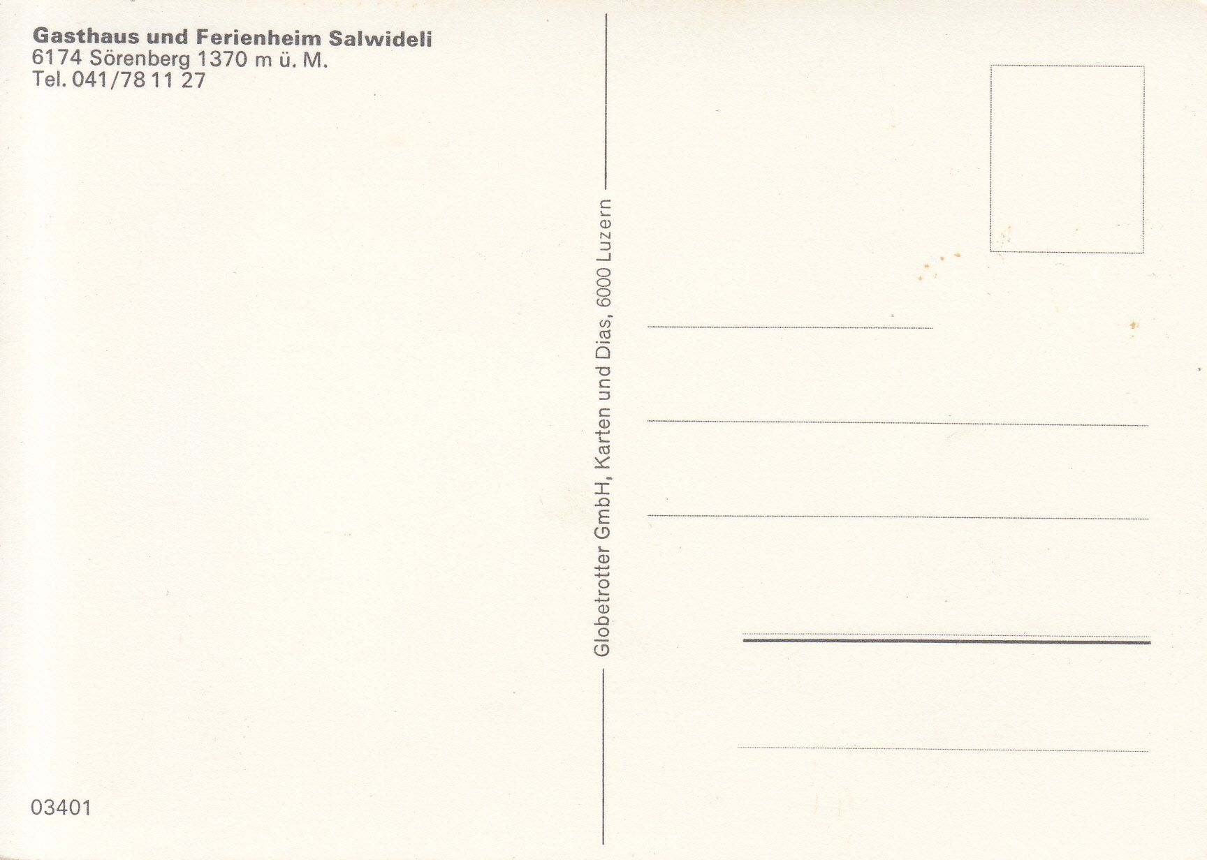 Cartoline postali: Salwideli ca. 1970 – Usato da Bürglen TG venduto da StampGraf 1