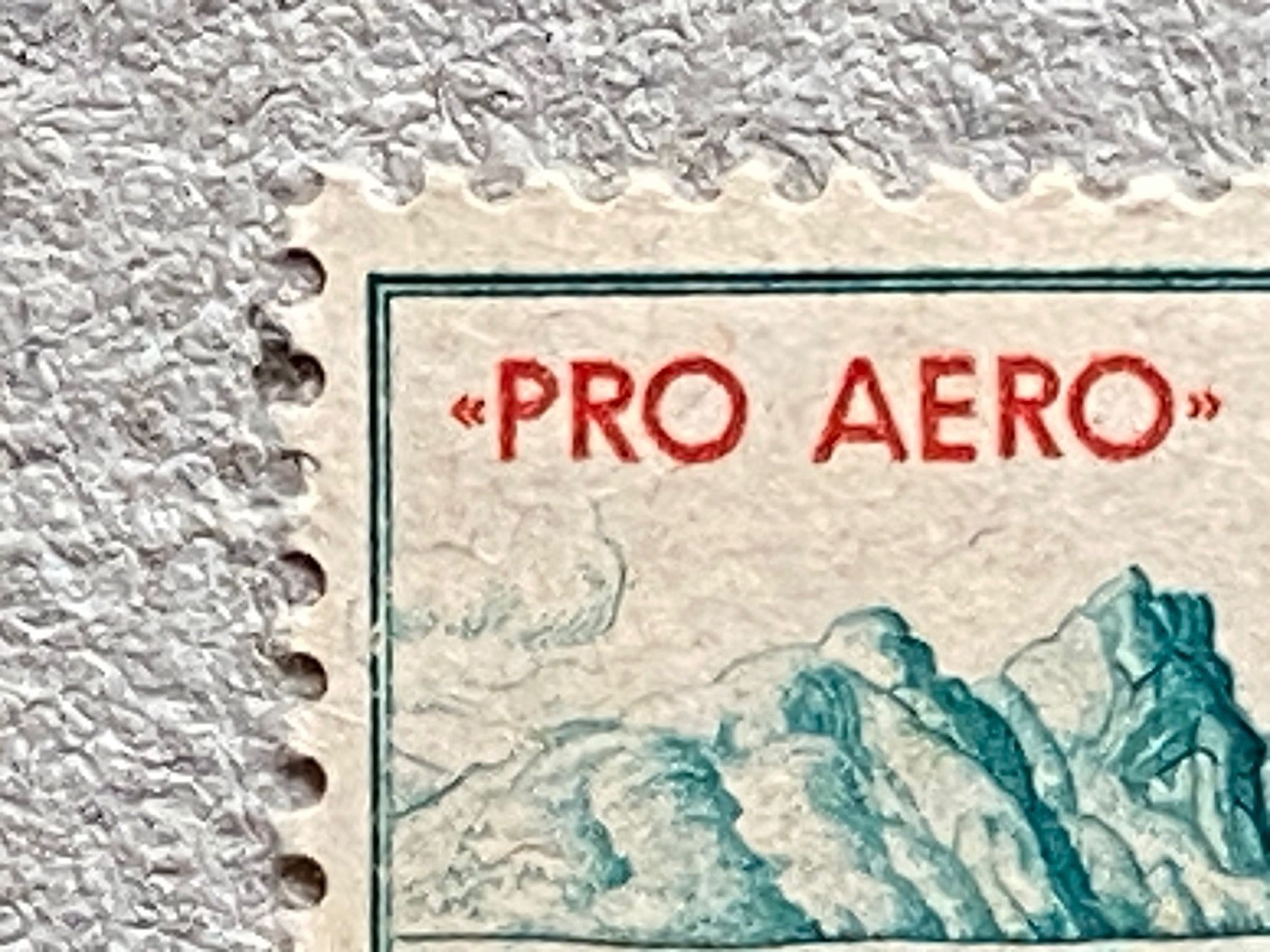 Alle Briefmarken: F35A1,Aufdruck nach links verschoben, ** – Gebraucht aus Aarau von hilde47 1