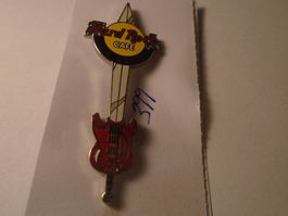 1Hard Rock Cafe Pin Gitarre Schwert USA Sammler Rarität (399