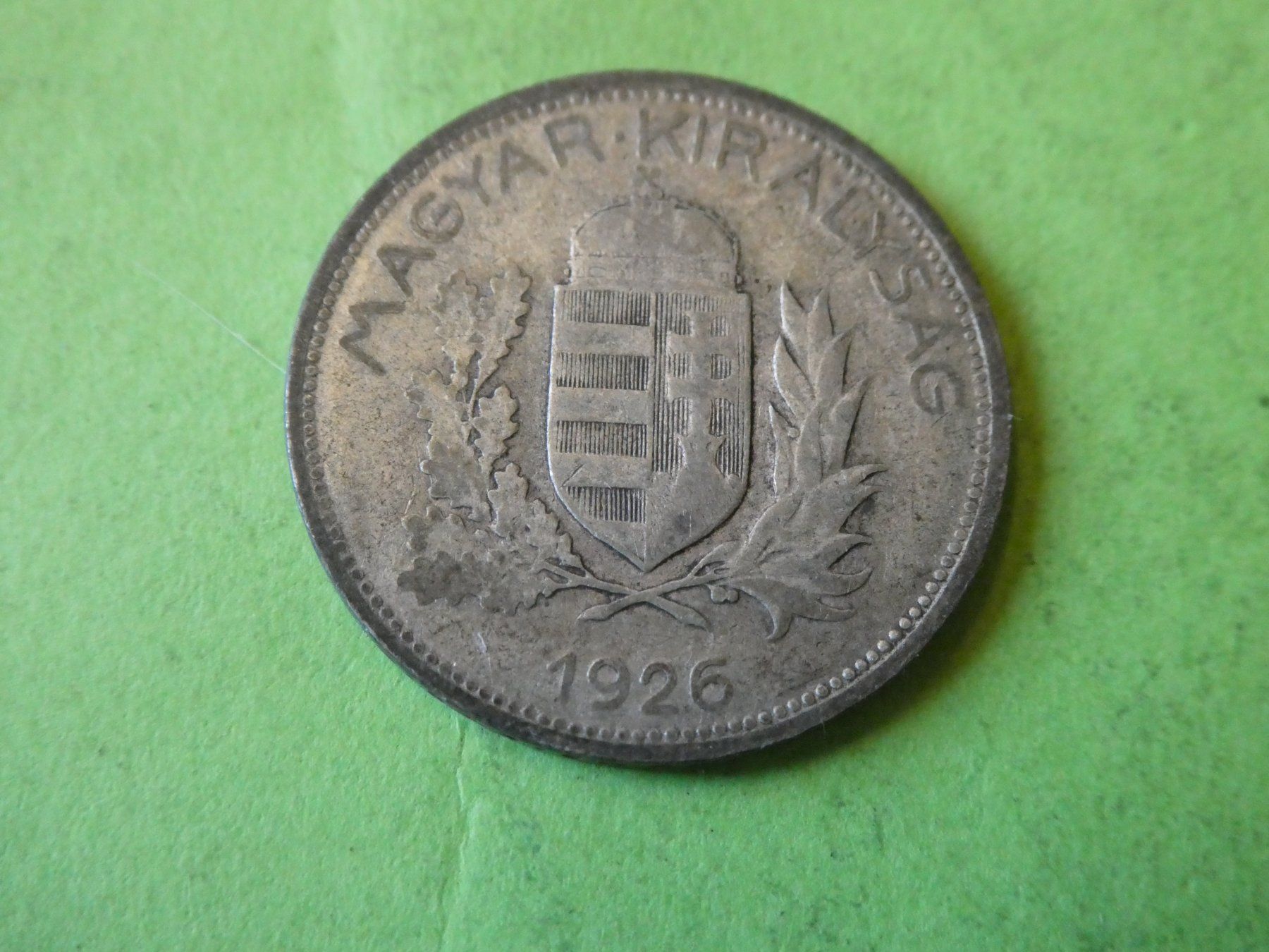 Toutes les monnaies: Ungarn 1926, 1 Pengö     Silber – D'occasion à Hinterforst par Rohusri