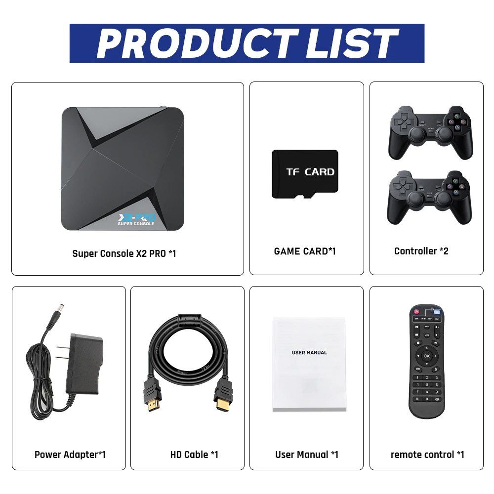Console: Android TV Retro Game Console - mit 45,000 plus Spiele – Nuovo (secondo la descrizione) da Glattbrugg venduto da har_jgc7 4