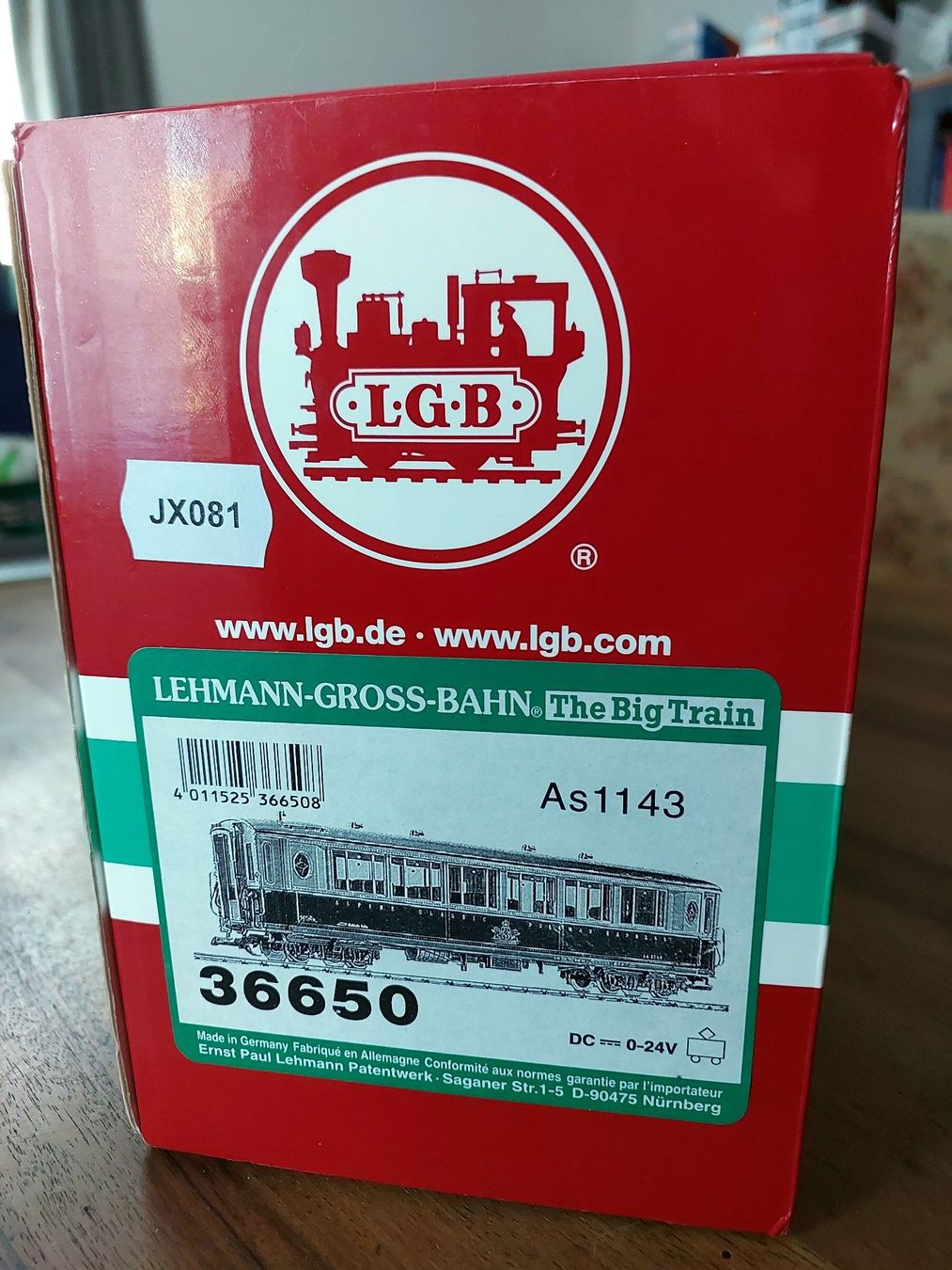 LGB Modellini di ferrovie: LGB - RhB Salonwagen As 1143 Alpine Classic Pullman Express – Usato da Schönenwerd venduto da Steidi 2