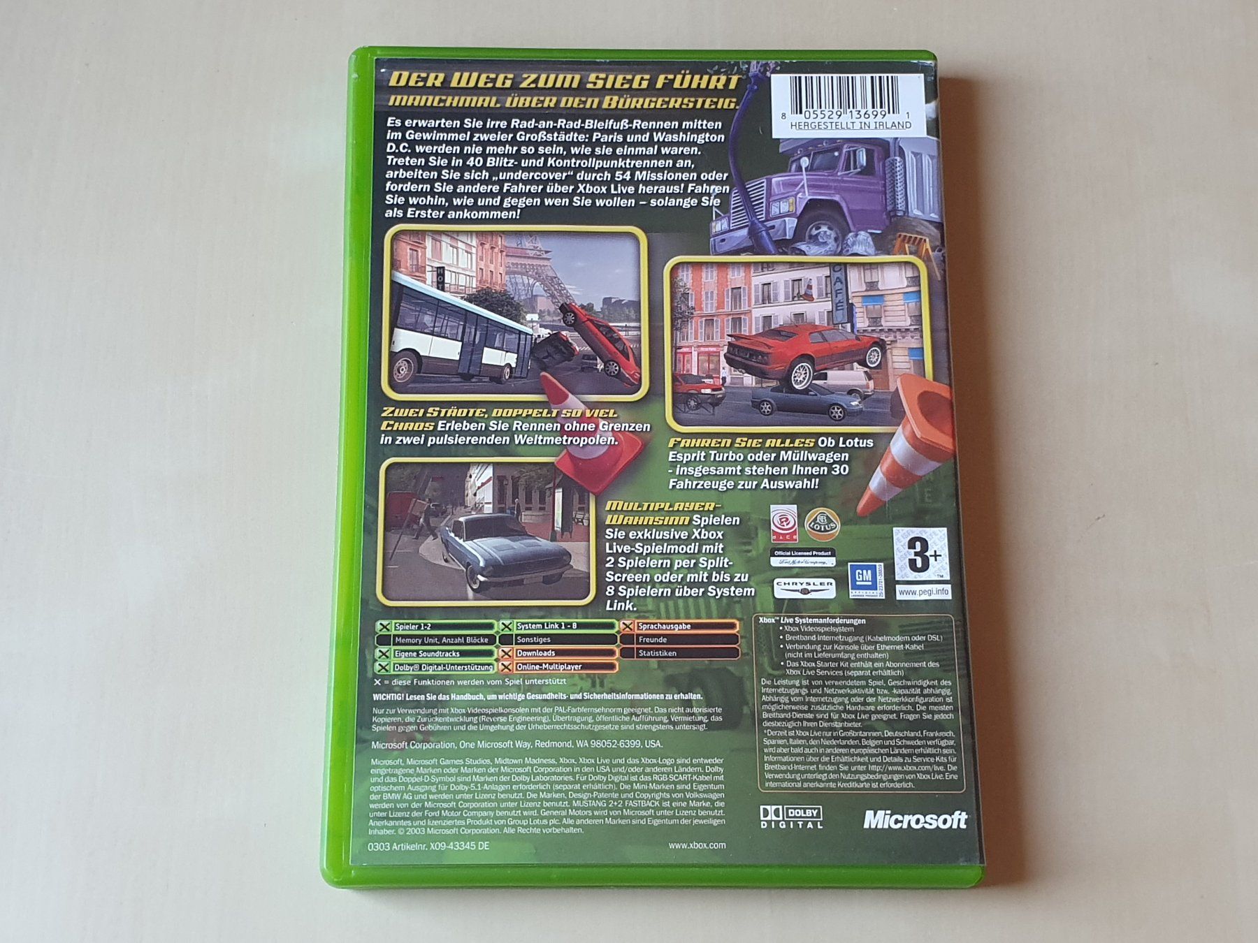 Microsoft Giochi: Midtown Madness 3 – Usato da Stansstad venduto da collectorsshop 1