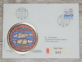 CL01 Enveloppe + Timbre Suisse 1982