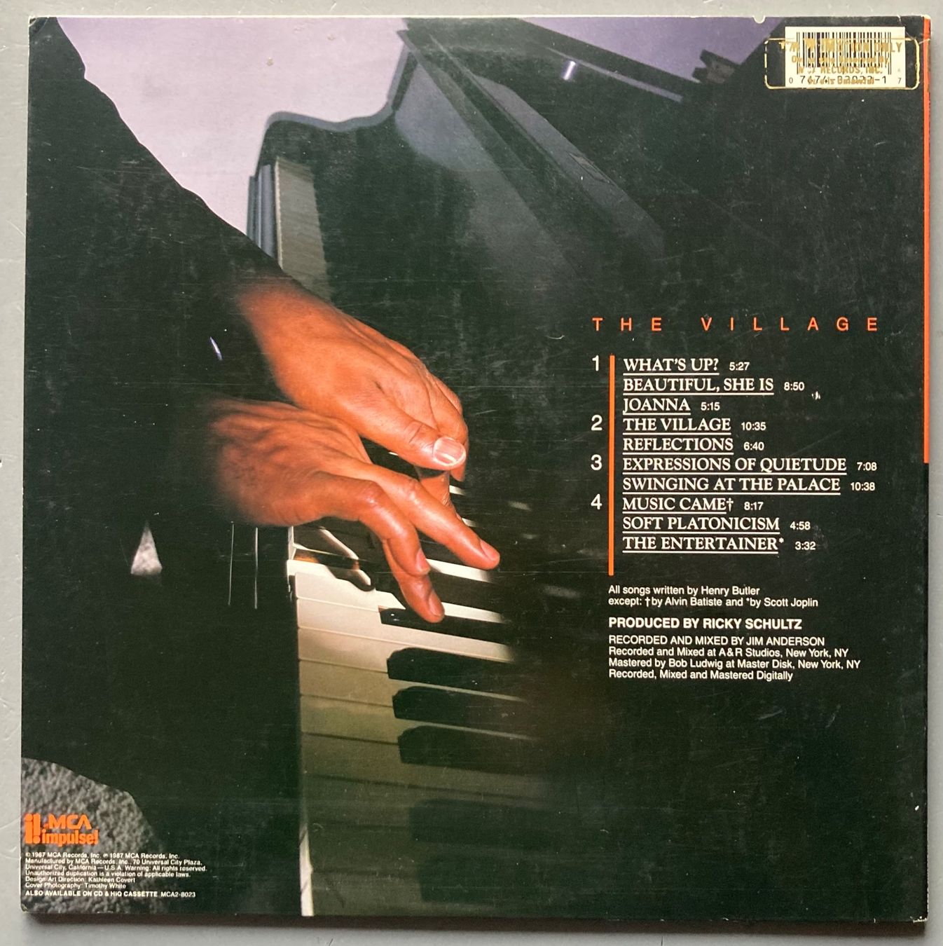 Dischi in vinile: HENRY BUTLER - THE VILLAGE – Usato da Poliez-Pittet venduto da Newtown-Records 1