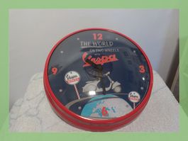 Wanduhr Vespa The World on Two Wheels neu in OVP