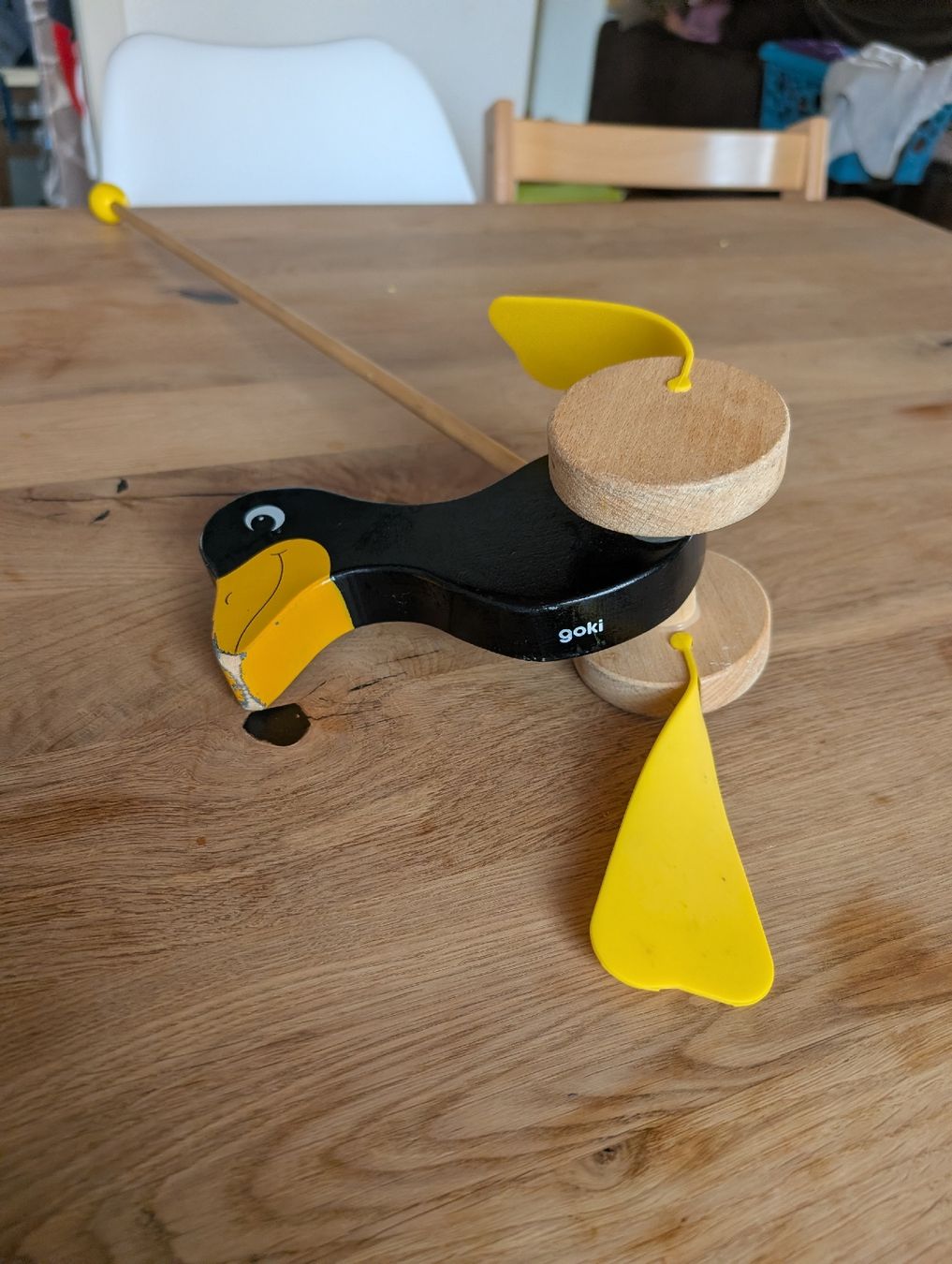 Giocattoli: Goki Schiebe-Ente aus Holz, gebraucht – Usato da Bellmund venduto da Jegga 3