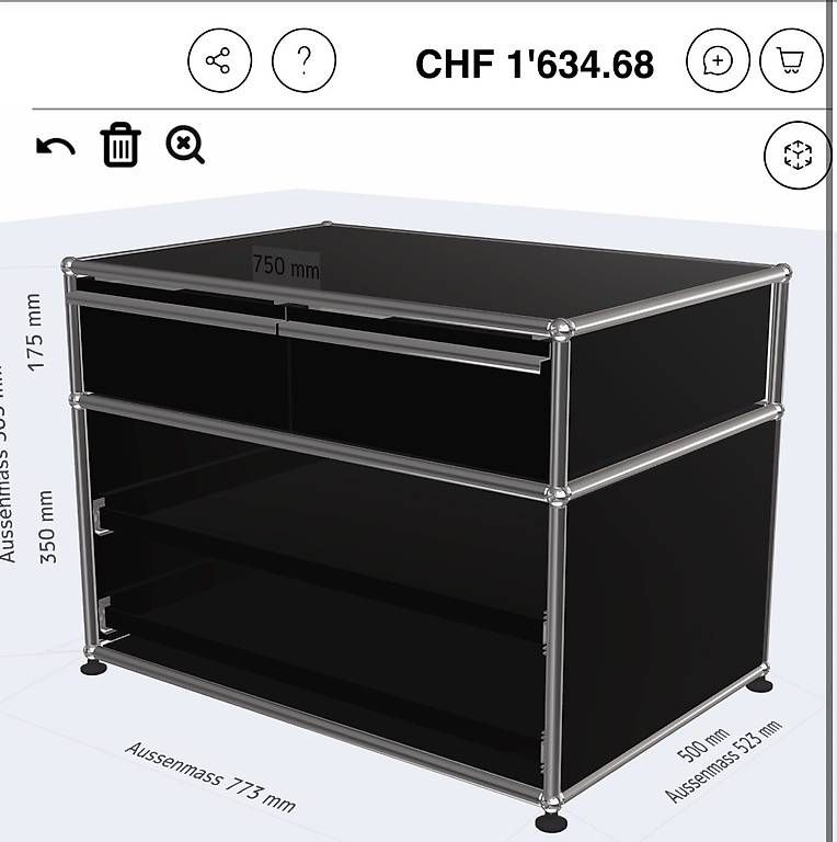 Eléments de bureau: USM Haller Korpus – D'occasion à Kreuzlingen par polychromos 4