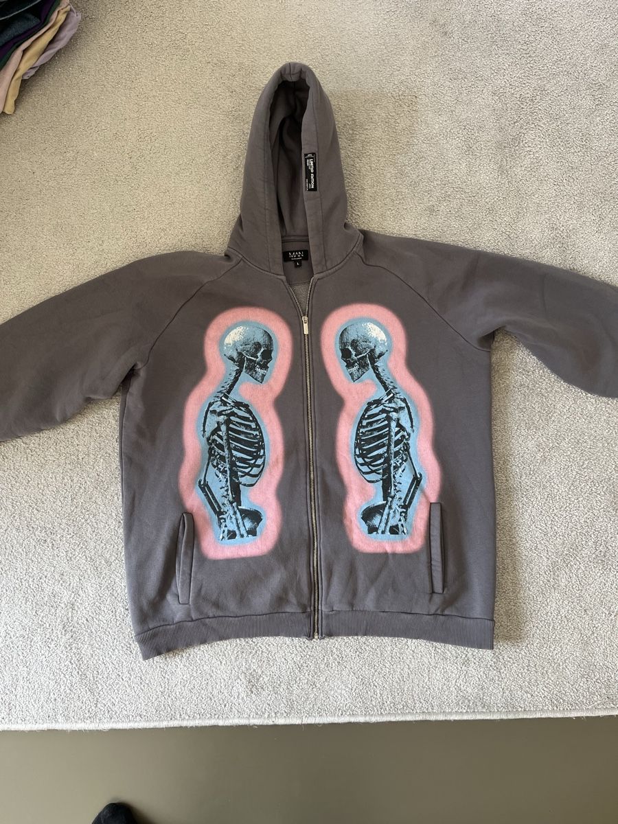 Boohoo Maglioni & Felpe: Boohoo Man Oversize Zipup Zip Hoodie – Usato da Zürich venduto da ole_8rwr