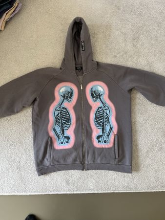 Boohoo Man Oversize Zipup Zip Hoodie