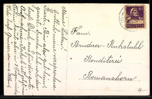 Cartoline postali: AK Ganterschwil, Ortsansicht mit Kirche – Usato da Berlin venduto da bartko-reher 1
