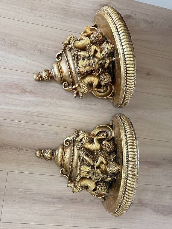 Tutte le decorazioni: Barock Wandkonsole Engel Gold  2er Set – Usato da Wabern venduto da mari_del