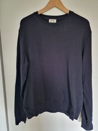 Acne Studios CASEY Sweatshirt – Dunkelblau – Grösse L
