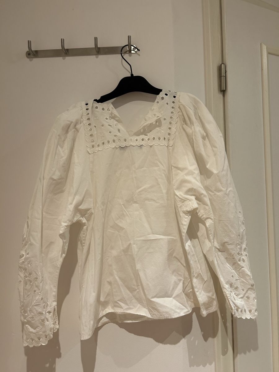 Tops: Blouse MAGALI PASCAL blanc taille M broderies anglaises – Neu (gemäss Beschreibung) aus Les Acacias von Jeanne_lng 3