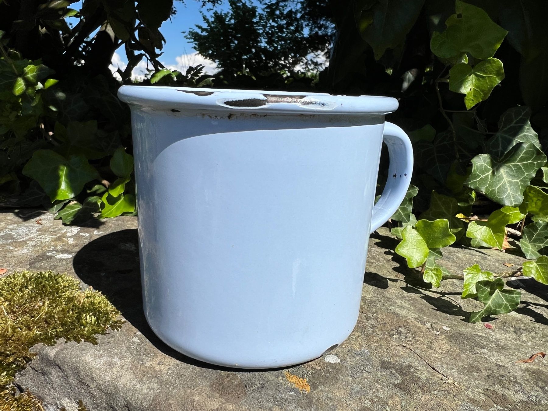 Tassen: Vintage Tasse - Emaille - Shabby – Gebraucht aus Walzenhausen von Cerna007 4