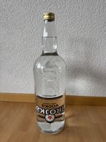 4.55l Trojka Vodka Pure Grain 40% 455cl Flasche leer