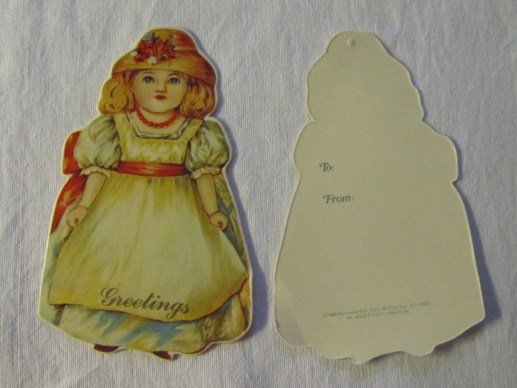 Cartoline: Geschenk-Anhänger "Charming Doll " – Nuovo e nell'imballaggio originale da Basel venduto da spinne02 3