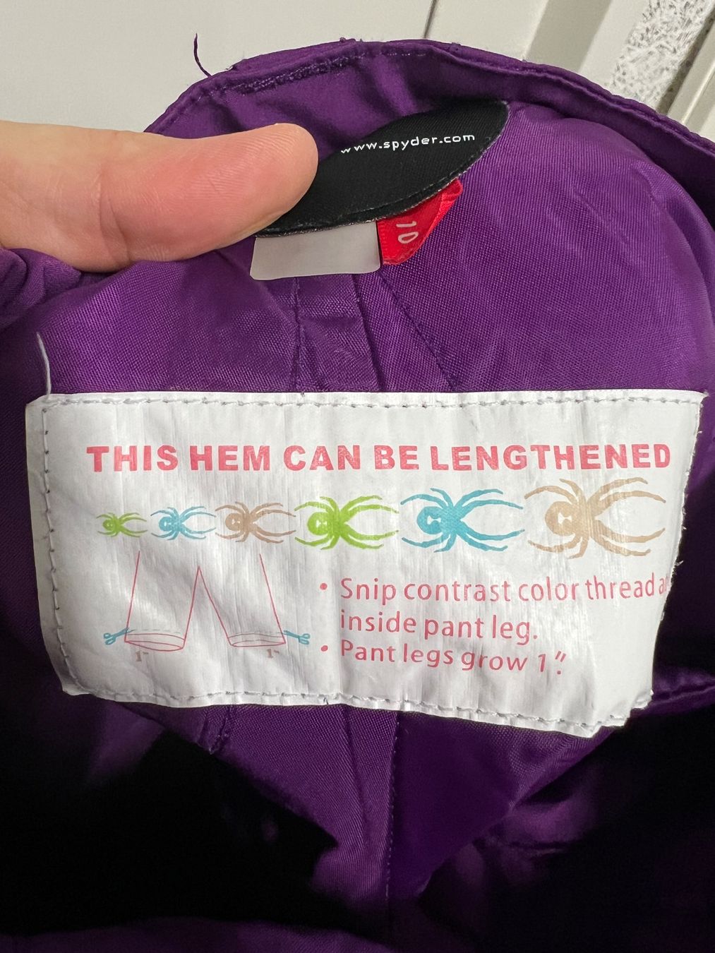 Spyder Pantaloni: Spyder - Skihose – Usato da Schwerzenbach venduto da neonsternschnecke 3