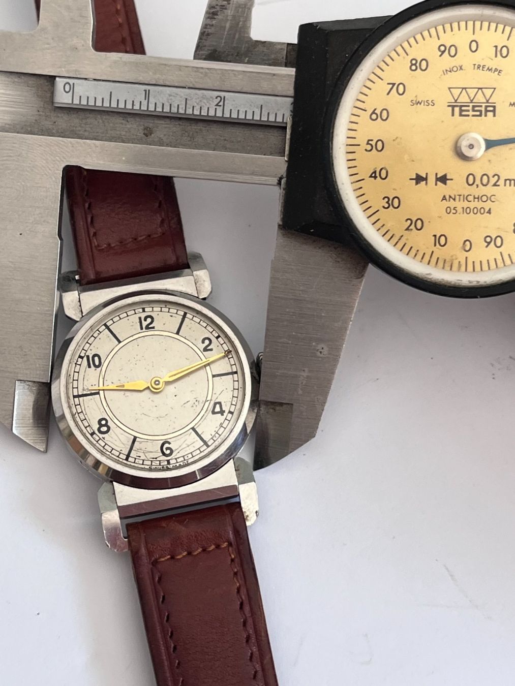 Orologi: Vintage Herrenuhr Handaufzug – Usato da Worblaufen venduto da chronyves 3
