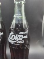 2 Coca-Cola Glasflaschen 223ml ungeöffneter Zustand