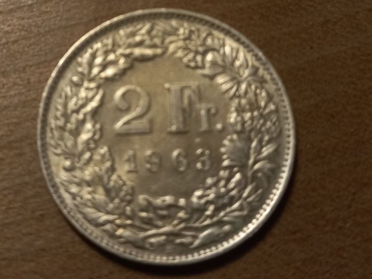 Alle Münzen: 2 Franken 1963 – Gebraucht aus Zürich von Hofzgee 1