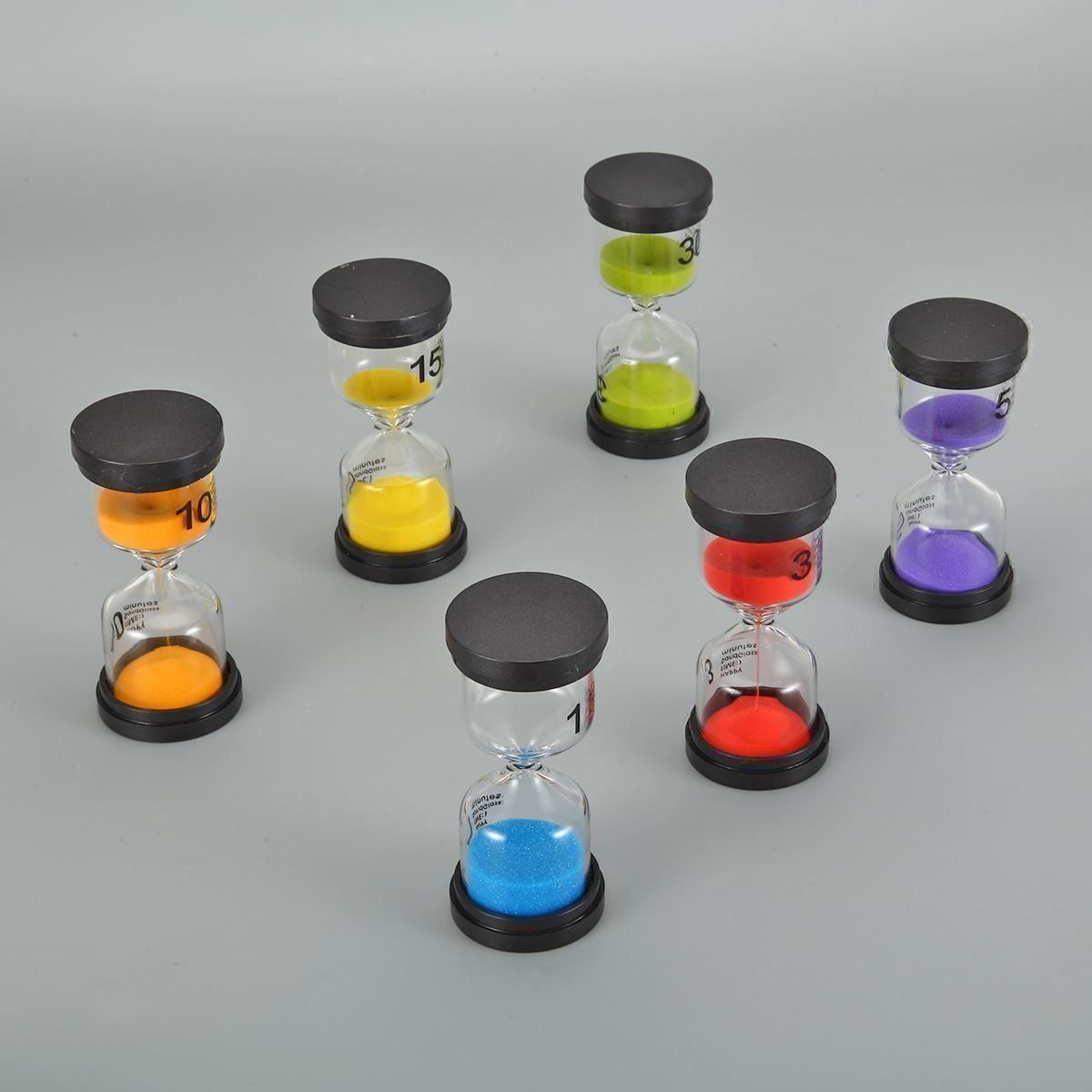 Orologi: 6er Sanduhren Sand Uhr Timer Set – Nuovo (secondo la descrizione) da Thun venduto da Laoye 6