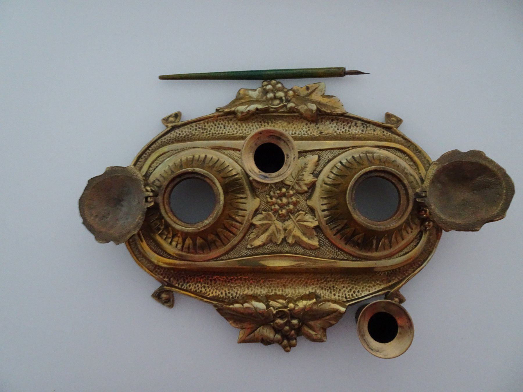 Altro in Antiquarato & Arte: antikes 2er Tintenfass Messing um 1880 – Usato da Vitznau venduto da Mina60 4