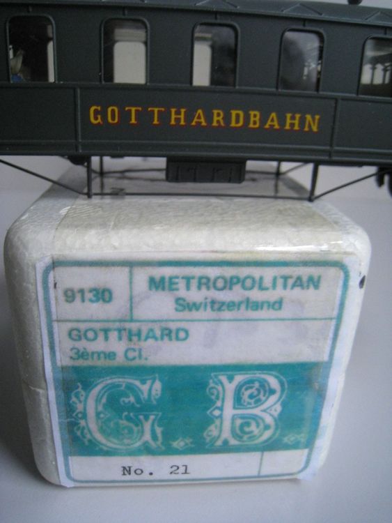Metropolitan Modelleisenbahnen: Metrop C4ü 1276 3.Klasse Gotthardbahn, 9130 – Gebraucht aus Buchs ZH von swiss-train