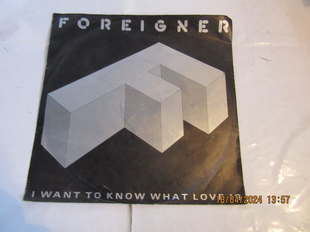 Vinyl-Single Foreigner (Gebraucht) in Rüdlingen für CHF 2 – mit ...