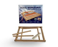 Schul-Webrahmen aus Holz 25 cm