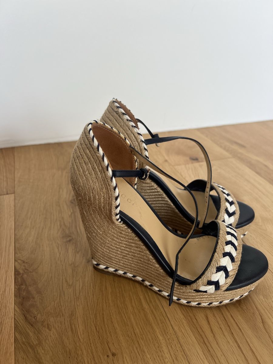 Gucci Scarpe da donna: Sandales compensées Gucci - Taille 37/5 – Usato da Lutry venduto da roxypoxy 1