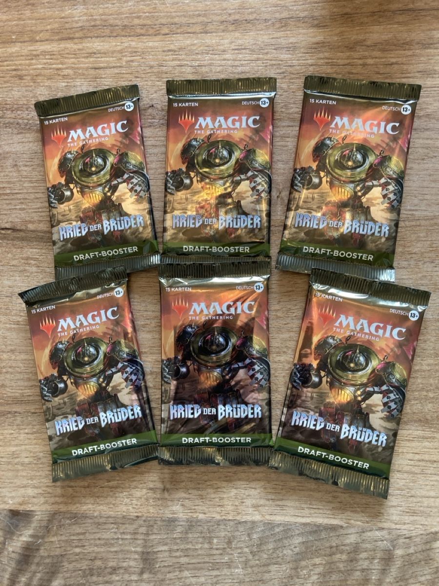 Magic The Gathering Carte collezionabili: Magic: The Gathering - Krieg der Brüder - 6 Booster! – Nuovo (secondo la descrizione) da luzern venduto da Himbeertobi