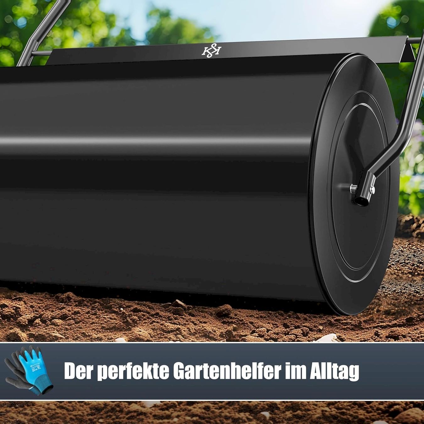 Attrezzi per la lavorazione del suolo: KESSER Rasenwalze 48l 60cm schwarz – Nuovo e nell'imballaggio originale da Bottighofen venduto da zaap 6