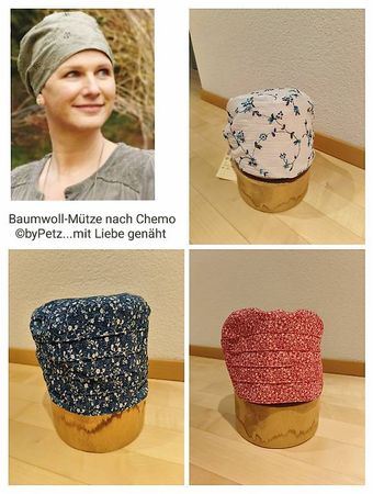 Chemo-Mütze * Kappe * Beanie * Haarausfall
