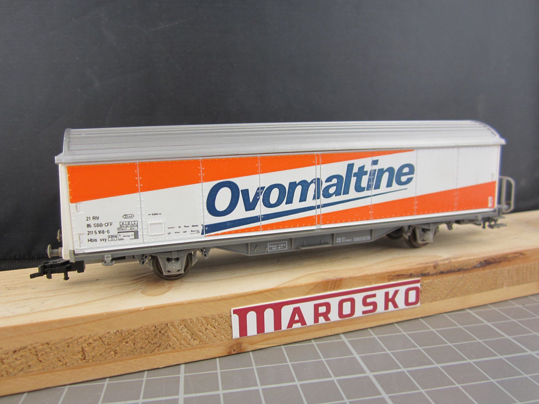 Roco Modelleisenbahnen: Roco SBB Ovomaltine Hbis, mit OVP, DC – Gebraucht aus Malters von Marosko