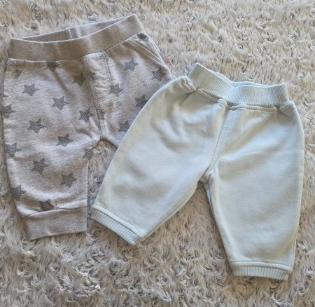 Lot de 2 pantalons bébé 1mois