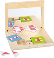 Jeu de symétrie en bois avec miroir ( NEUF )