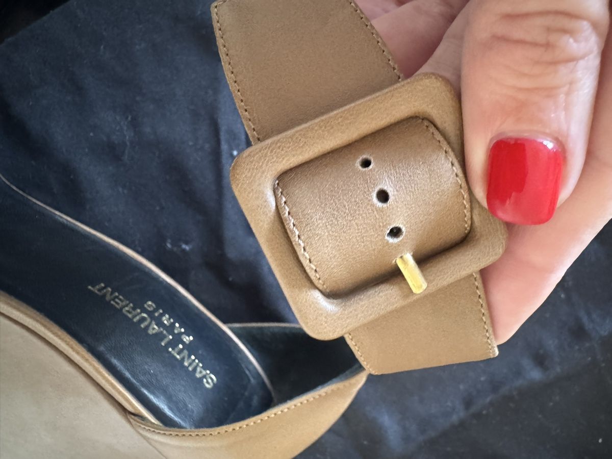 Saint Laurent Scarpe da donna: Sandales compensées Saint Laurent 40 – Usato da St-Légier-Chiésaz venduto da joe_5gxd 3