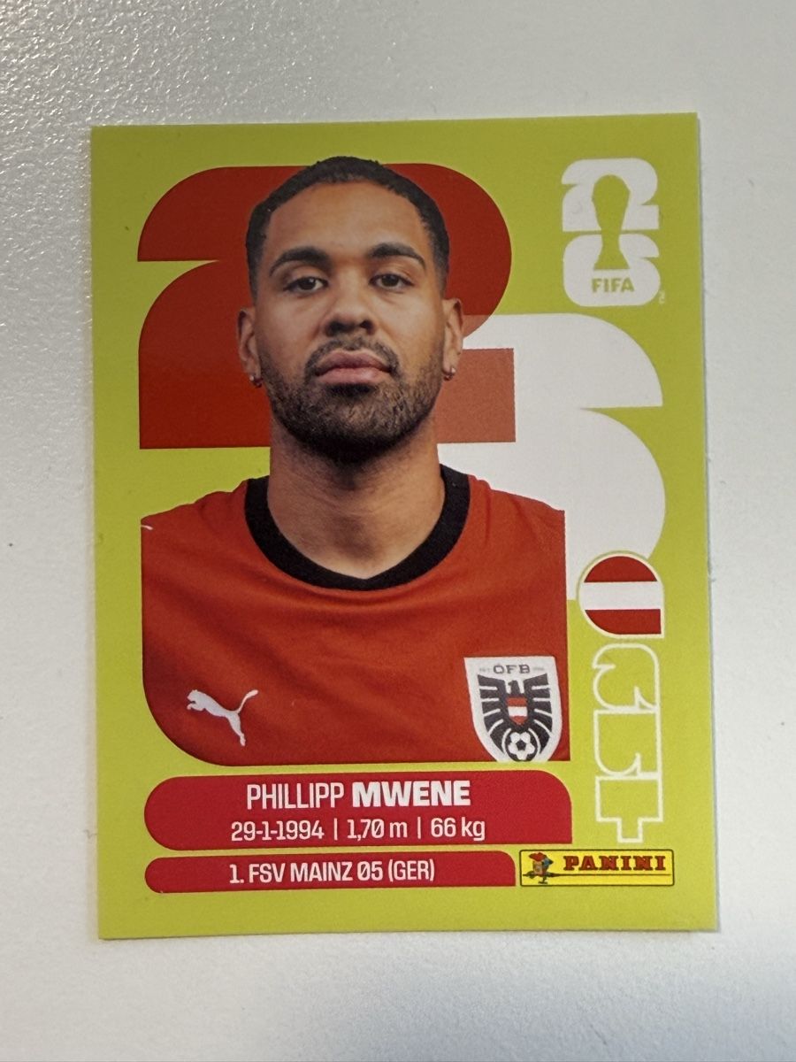 Panini Sammelbilder & Trading cards: Panini Phillipp Mwene – Neu (gemäss Beschreibung) aus Tavannes von Thriftshop