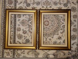 Paar Goldrahmen 80x60 Historismus Stil