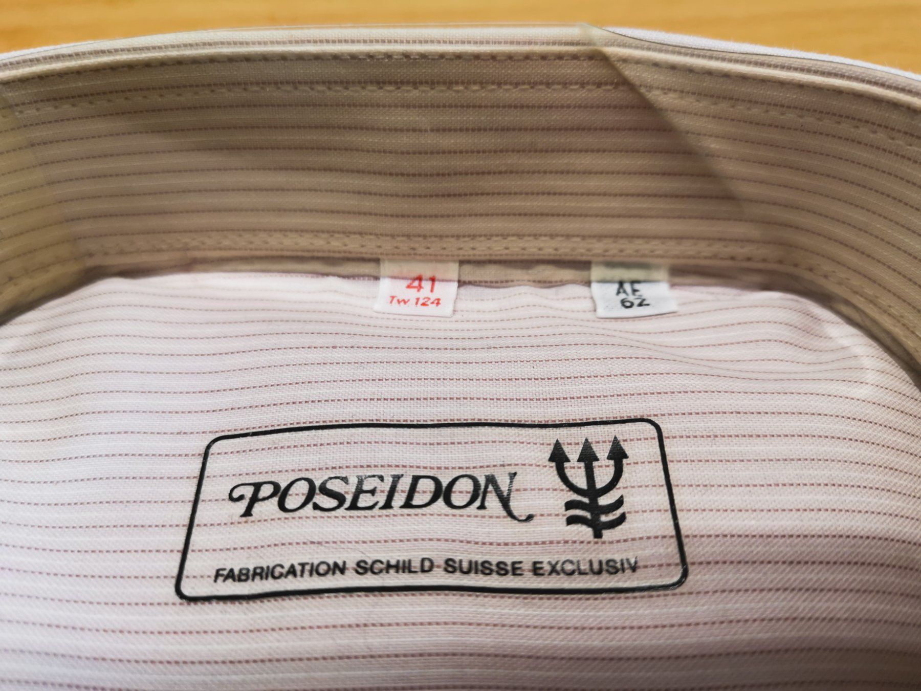 Hemden: Herrenhemd Langarm, POSEIDON – Neu und originalverpackt aus Seuzach von NaehdesignMirjam 1