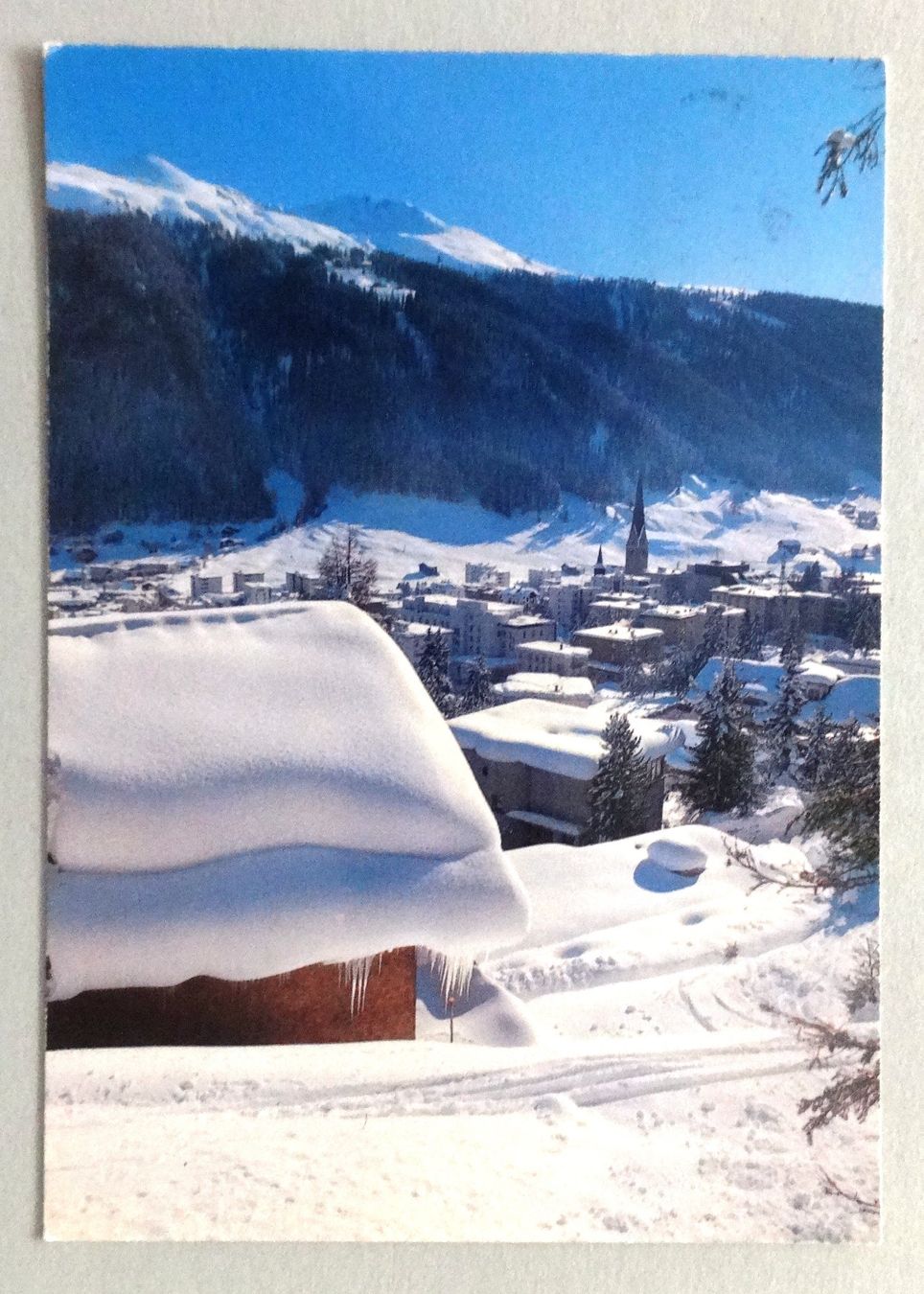 Cartoline postali: Davos Platz 1540 m – Usato da Fétigny venduto da Billy2miny