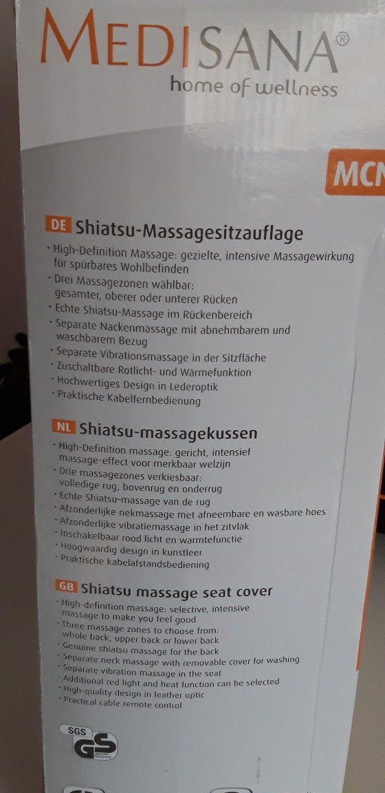 Medisana Dispositivi per massaggi: Shiatsu Massageauflage – Nuovo (secondo la descrizione) da Laupen ZH venduto da surmeli 7