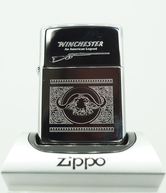 ZIPPO® WINCHESTER CHROME EMBOSSED RAR1994 UNGEZÜNDET Kaufen