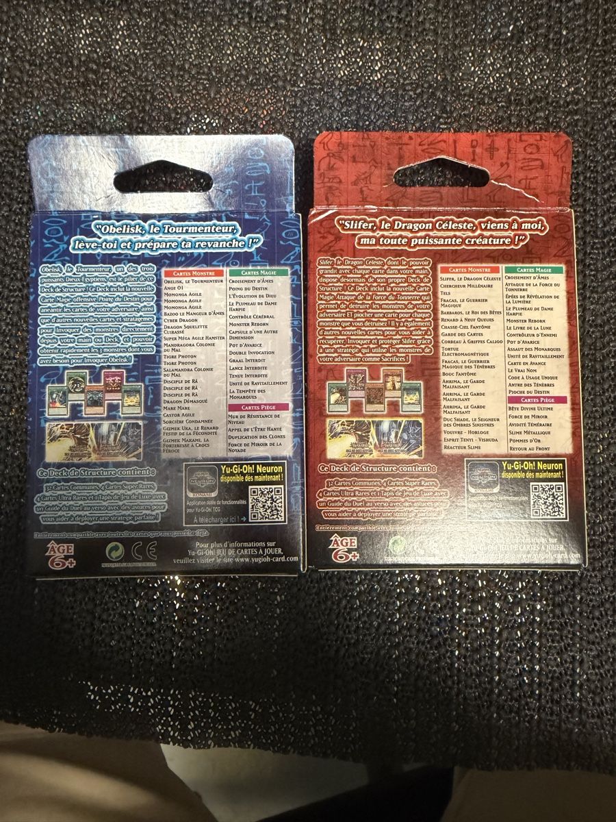 Giochi: Yu-Gi-Oh Deck Sealed Slifer und Obelisk FR – Nuovo e nell'imballaggio originale da Bülach venduto da ran_kqm8 1
