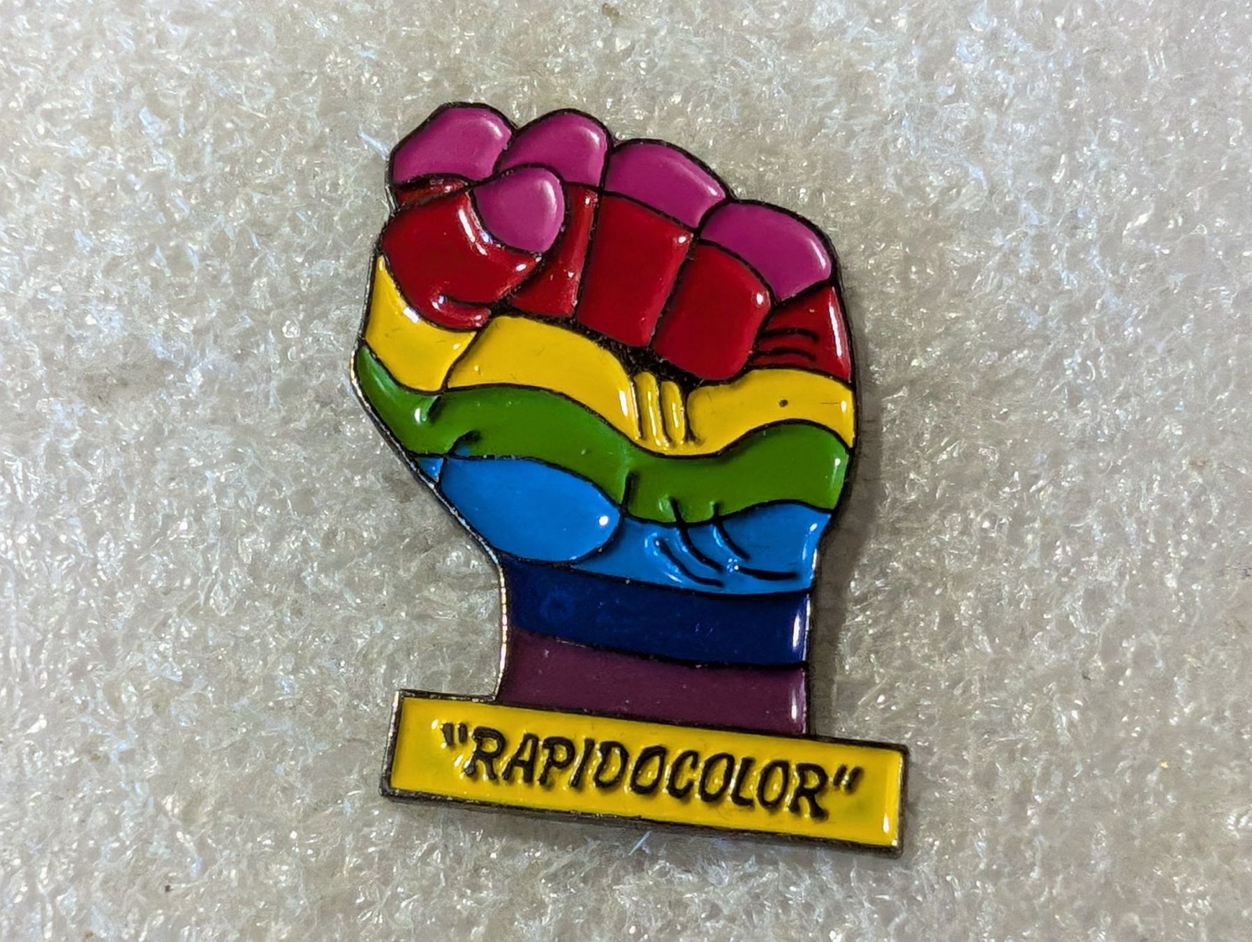 Placchette & Badge: Ansteckpin 152: Rapidcolor – Usato da Oppligen venduto da Pin-Fall-Shop