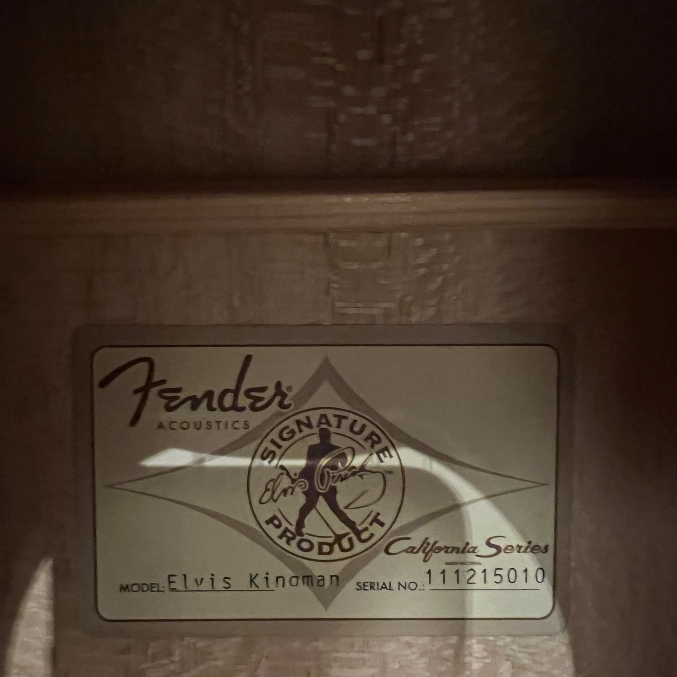 Fender Strumenti musicali: Fender Elvis Kingman Westerngitarre – Usato da Muri AG venduto da Mayfair 6
