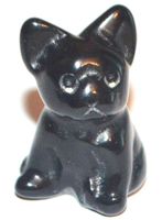 Deko – Heilstein L-7198 – Bulldogge Hund – Obsidian – ca. 15