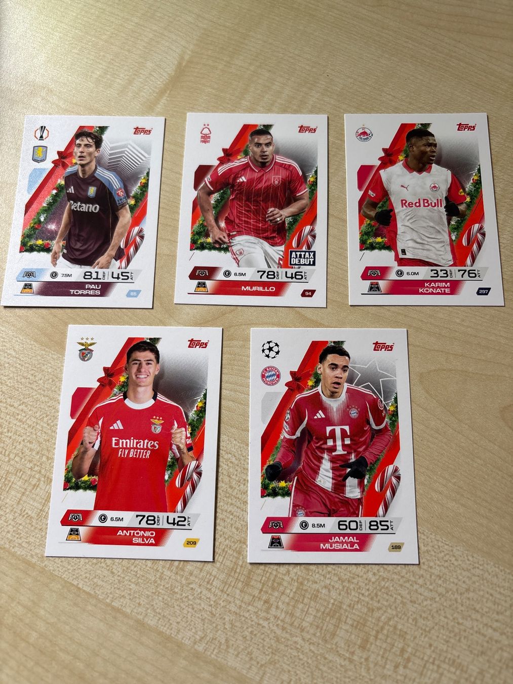 Topps Carte collezionabili: 12 Parallel Festive Karten Match Attax 25/26 Topps – Nuovo (secondo la descrizione) da Rorschacherberg venduto da Simone89ch